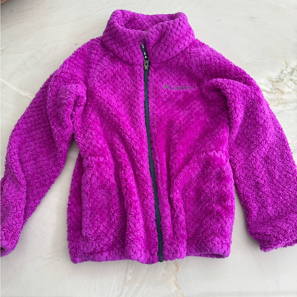 Columbia Purple Fleece- Girls S